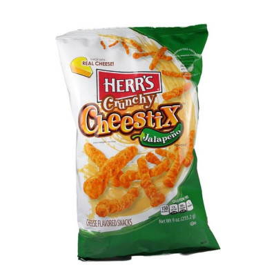 Herr´s Crunchy Cheestix Jalapeno 255 g